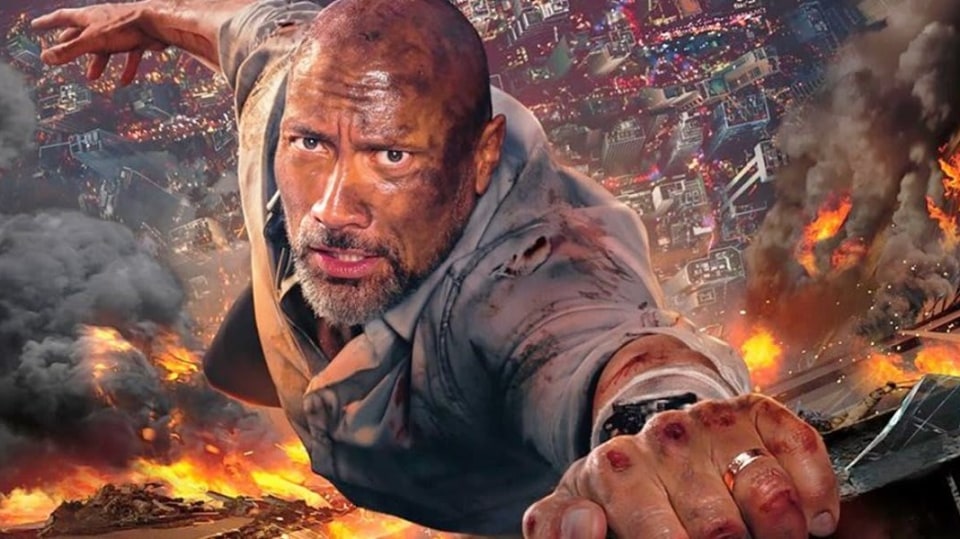 Dwayne Johnson ve filmu Mrakodrap